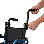 Medline Guardian Kidz Pediatric Manual Wheelchair, 14" Seat Width, Swing-Away Footrests, Blue (KPD4N22S1) ~#|#~sp316741360_sc7