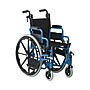 Medline Guardian Kidz Pediatric Manual Wheelchair, 14" Seat Width, Swing-Away Footrests, Blue (KPD4N22S1) ~#|#~sp316741377_sc7