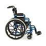 Medline Guardian Kidz Pediatric Manual Wheelchair, 14" Seat Width, Swing-Away Footrests, Blue (KPD4N22S1) ~#|#~sp316741382_sc7