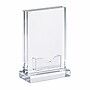 Azar Displays 5" x 7" Block Sign Holder with Gift Card Pocket, Top Loading, Clear Acrylic (104538)~#|#~sp316742273_sc7