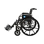 Medline Guardian K3 Lightweight Manual Wheelchair, 16" Seat Width, Removable Desk-Length Arms, Elevating Leg Rests (K3166N34E)~#|#~sp316752086_sc7