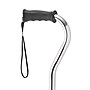 Medline Adjustable Single Point Offset Handle Standard Cane, Chrome (MDS86440CHRH)~#|#~sp316754902_sc7