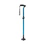 Medline TriGlide Adjustable Small Quad Offset Handle Folding Cane, Blue (TGLCANEB)~#|#~sp316758203_sc7