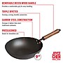 Joyce Chen Classic Carbon Steel 9.5 in. Frying Pan, Black (J21-0509)~#|#~sp316759969_sc7