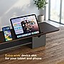 Mount-It! Extra Wide Monitor Riser with Drawers and Shelf, Holds up to 66 lbs., Dark Brown, (MI-7367)~#|#~sp316928497_sc7