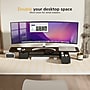 Mount-It! Extra Wide Monitor Riser with Drawers and Shelf, Holds up to 66 lbs., Dark Brown, (MI-7367)~#|#~sp316928499_sc7