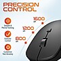 Delton T42 Wireless Keyboard and M42 Optical Mouse Combo, Black (DKBMT42-WB)~#|#~sp317286820_sc7