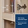 Sauder Select 70"H 5-Shelf Bookcase, Pacific Maple (437335)~#|#~sp317727734_sc7