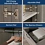 Sauder Select 71"H Storage Armoire, 2 Drawers, Silver Sycamore (426126)~#|#~sp317807138_sc7