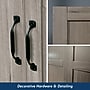 Sauder Select 71"H Storage Armoire, 2 Drawers, Silver Sycamore (426126)~#|#~sp317807139_sc7