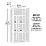 Sauder Select 71"H Storage Cabinet, Reclaimed Pine (427069)~#|#~sp317807305_sc7