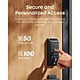eufy FamiLock E35 Wi‑Fi Matter Single-Cylinder Deadbolt Smart Lock, Black (T85P1J11)~#|#~sp317807783_sc7