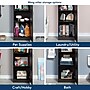 Sauder Select 60"H Storage Cabinet with 3 Shelves, Raven Oak (446897)~#|#~sp317879002_sc7