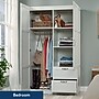 Sauder Select 71"H Storage Armoire, 2 Drawers, White (420495)~#|#~sp317879136_sc7