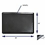 Lorell Ergonomic Anti-Fatigue Standing Desk Mat, 36" x 24", Black (LLR99527)~#|#~sp317964739_sc7