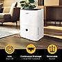 Whirlpool Energy Star 50-Pint Portable Dehumidifier with Built-In Pump, Covers up to 3,000 sq. ft., White (WHHD501PAW)~#|#~sp318207366_sc7