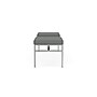 Lesro Avon 2-Seat Bench with Center Table, Open House Asteroid/Sarum Twill/Silver (AV2003.SSV.TST-01OHAS)~#|#~sp318267059_sc7