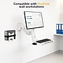 Mount-It! MedHub Adjustable Mini CPU Mount for Wall and Mobile Medical Workstations, 0.67"-2.8" Width, 11 lb Capacity (MI-16052)~#|#~sp318269976_sc7