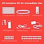 PureOptics LED Push Wire Matter Certified Smart Under Cabinet Lighting Kit, (6) 12" Bars (LEDUC12-6CCTPW-ACK)~#|#~sp318480774_sc7