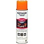 Rust-Oleum Industrial Choice Precision Line Marking Spray Paint, Flat Fluorescent Orange, 17 oz. (203036)~#|#~sp318684884_sc7