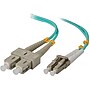 ALOGIC OM3 32.8 ft. LC Network to SC Network Networking Cable, Male to Male, Aqua (LCSC-10-OM3)~#|#~sp318921373_sc7
