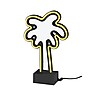Simplee Adesso LED Infinity Neon Palm Tree Table/Wall Lamp, 10.5"H, Black (SL3717-01)~#|#~sp318931605_sc7