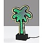 Simplee Adesso LED Infinity Neon Palm Tree Table/Wall Lamp, 10.5"H, Black (SL3717-01)~#|#~sp318931608_sc7