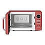 Magic Chef 0.7- cu. Ft. Retro Countertop Microwave & Food Cover, Red (KITMCPBTH08)~#|#~sp319070987_sc7
