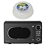 Magic Chef 0.7- cu. Ft. Retro Countertop Microwave & Food Cover, Black (KITMCPBTH06)~#|#~sp319071038_sc7