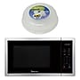 Magic Chef 0.9- cu. Ft. Countertop Digital Touch Microwave & Food Cover, Stainless Steel (KITMCPBTH14)~#|#~sp319071187_sc7