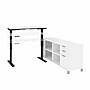 Bestar Pro-Linea 72-inch L-Shaped Standing Desk, White (120857-17)~#|#~sp320187469_sc7