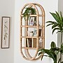 bali & pari Labonita 42.1" H 3-Tier Natural Rattan Wall Shelf, Natural Brown (267-14616-HiT)~#|#~sp320331217_sc7