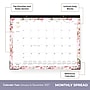 2027 Blue Sky Sincerely Jules 17" x 22" Monthly Desk Calendar, Pink (164256)~#|#~sp320331372_sc7