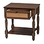 Baxton Studio Roden 20.5" H Wood and Rattan Nightstand, Dark Brown (247-13771-HiT)~#|#~sp320332161_sc7