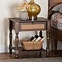 Baxton Studio Roden 20.5" H Wood and Rattan Nightstand, Dark Brown (247-13771-HiT)~#|#~sp320332167_sc7