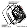 SaharaCase ZeroDamage Integrated Case with Tempered Glass Screen Protector for Apple Watch Series 11 & Series 10, Clear, 46mm~#|#~sp320398669_sc7