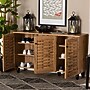Baxton Studio Winda Wood Shoe Cabinet, Oak Brown and Black (189-11988-HiT)~#|#~sp320460747_sc7