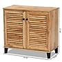 Baxton Studio Coolidge Wood Shoe Cabinet, Oak Brown and Dark Brown (197-11924-HiT)~#|#~sp320460844_sc7