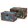 Baxton Studio Sabeen Faux Leather and Wood Storage Trunk, Green and Blue, 2/Set (246-13723-HiT)~#|#~sp320460959_sc7