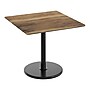 Flash Furniture TopGuard Square Wood Restaurant Dining Table and Bases, 36" x 36", Natural/Black Base (STSQ36NATTR24)~#|#~sp320462653_sc7
