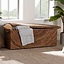 bali & pari Verino Seagrass Storage Ottoman, Natural Brown and Espresso Brown (259-14225-HiT)~#|#~sp320550738_sc7