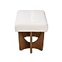 Baxton Studio Theo Boucle Fabric Bench, White and Walnut Brown (228-12923-HiT)~#|#~sp320550762_sc7