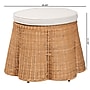 bali & pari Palm Natural Rattan Ottoman, Light Honey (259-14091-HiT)~#|#~sp320556449_sc7