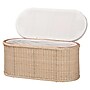 bali & pari Barid Natural Rattan Oval Storage Ottoman, Natural (259-14274-HiT)~#|#~sp320556638_sc7