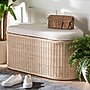 bali & pari Barid Natural Rattan Oval Storage Ottoman, Natural (259-14274-HiT)~#|#~sp320556644_sc7