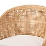 bali & pari Lumajang Bohemian Natural Rattan and Wood Dining Chair, Light Honey and White and Brown, 2/Set (251-2P-13760-HT)~#|#~sp320557729_sc7