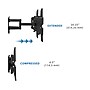 Mount-It! Full-Motion TV Wall Mount for 40" to 70" Flat Screens (MI-310L)~#|#~sp32072167_sc7