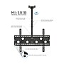 Mount-It! Height Adjustable Ceiling TV Mount For 32" to 70" TVs (MI-501B)~#|#~sp32072311_sc7