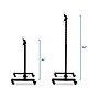 Mount-It! Metal Pedestal TV Stand, Screens up to 42", Black (MI-879)~#|#~sp32072393_sc7