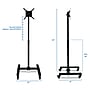Mount-It! Metal Pedestal TV Stand, Screens up to 42", Black (MI-879)~#|#~sp32072394_sc7